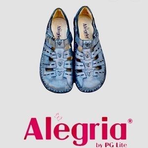 Alegria Women's Size 35 Gray Pesca  Shoe Sandal PES 204
